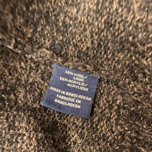 Cabin Core Hechter Men’s LARGE Sweater Wool Full Zip Grey - Picture 4 of 12